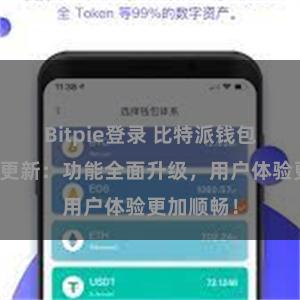 Bitpie登录 比特派钱包最新版本更新：功能全面升级，用户体验更加顺畅！