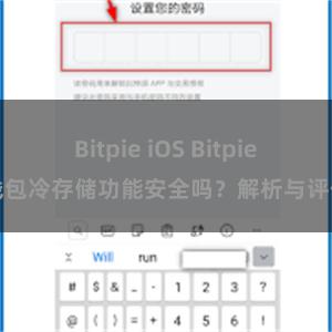 Bitpie iOS Bitpie钱包冷存储功能安全吗？解析与评估