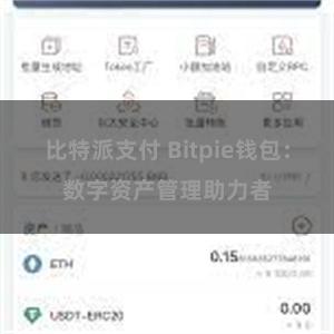 比特派支付 Bitpie钱包：数字资产管理助力者