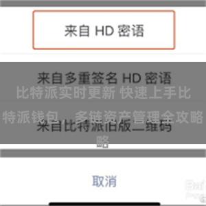 比特派实时更新 快速上手比特派钱包，多链资产管理全攻略