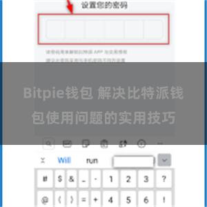 Bitpie钱包 解决比特派钱包使用问题的实用技巧