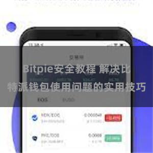 Bitpie安全教程 解决比特派钱包使用问题的实用技巧