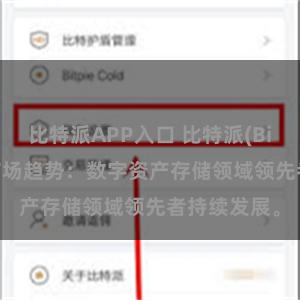 比特派APP入口 比特派(Bitpie)钱包市场趋势：数字资产存储领域领先者持续发展。