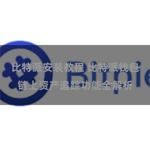 比特派安装教程 比特派钱包链上资产追踪功能全解析