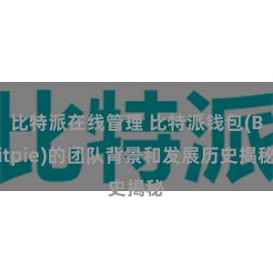 比特派在线管理 比特派钱包(Bitpie)的团队背景和发展历史揭秘