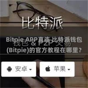 Bitpie APP直连 比特派钱包(Bitpie)的官方教程在哪里？