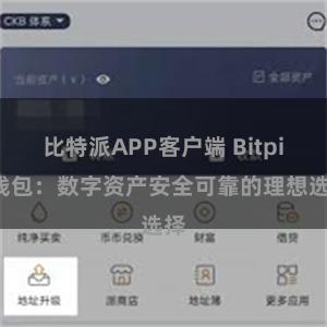 比特派APP客户端 Bitpie钱包：数字资产安全可靠的理想选择