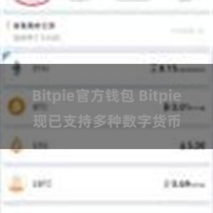 Bitpie官方钱包 Bitpie现已支持多种数字货币