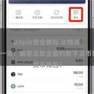 Bitpie安全教程 比特派功能一览：解密这款全面的数字货币钱包！