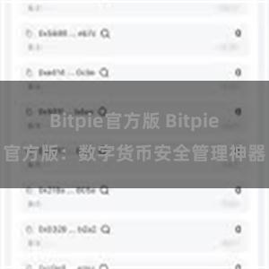 Bitpie官方版 Bitpie官方版：数字货币安全管理神器