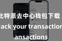 比特派去中心钱包下载   track your transactions
