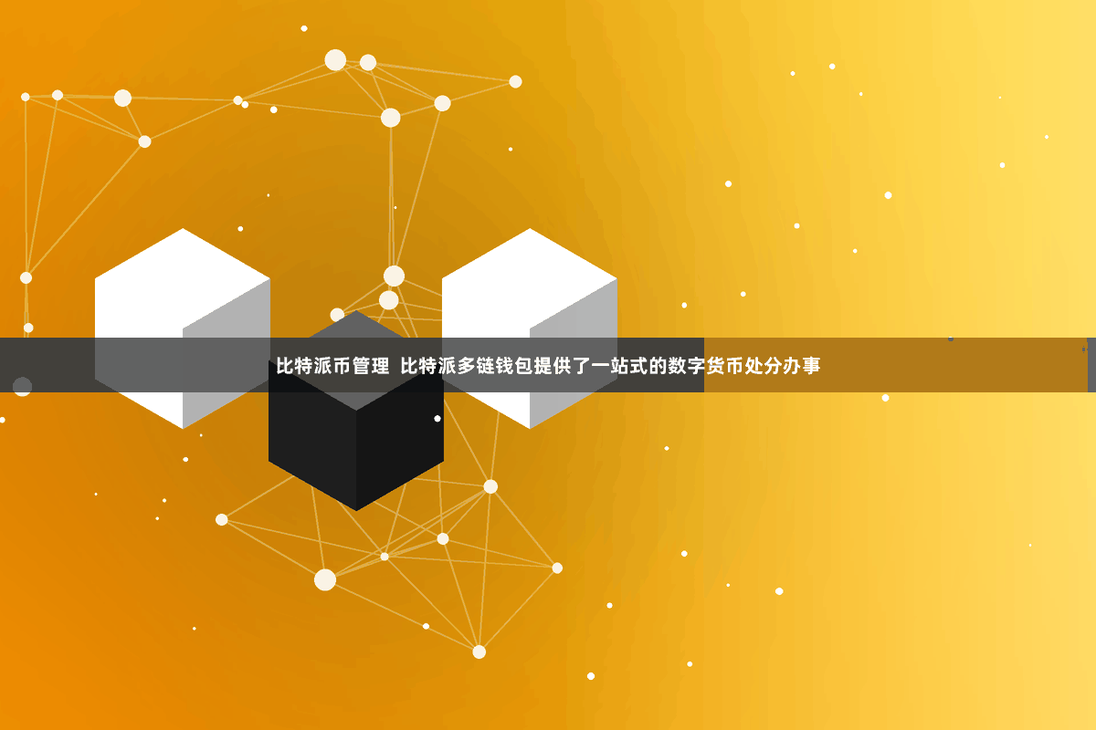 比特派币管理  比特派多链钱包提供了一站式的数字货币处分办事